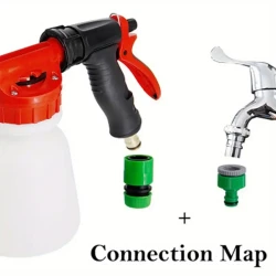 Lixada Car Wash Foam Sprayer with Adjustable Ratio Dial