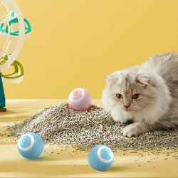 Fun Playmate Interactive Cat Toy - Automatic Rolling Magic Ball