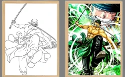 One Piece Zoro 1080 Pound Phoenix Light Frame