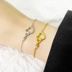 Heart-shape Love Bracelet Gift For Valentine's Day