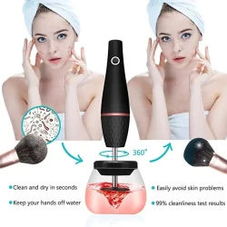 Makeup brush cleaner electric