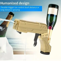 Champagne & Beer Spray Gun - Perfect for Bar Parties, Wine Stopper Dispenser, Game Accessory