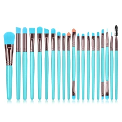 Fluorescent Color Makeup Brush Set