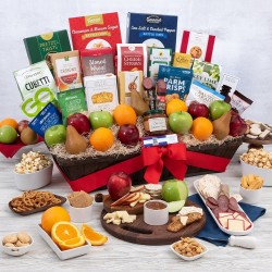 Signature Series Fruit and Gourmet Gift Basket