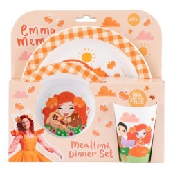 Emma Memma 3 Piece Mealtime Dinner Set