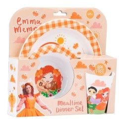 Emma Memma 3 Piece Mealtime Dinner Set