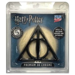 Fan Emblems Harry Potter Deathly Hallows 3D Decal (Black)