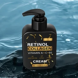 ROZINO Collagen & Vitamin A Cream - Hydrating & Firming Moisturizer (150ml)