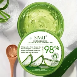 300g Hydrating Aloe Vera Gel Moisturizer - Soothing Face Cream for Dry & Sensitive Skin