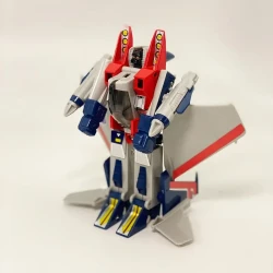 Retro Transforming Toy - Plane to Robot - 80's Nostalgia - Compact and Collectible