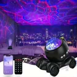 Aurora Galaxy Projector - White Noise Night Light with Speaker