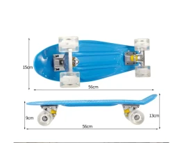 Fashion Creative Personality Wheel Four-wheel Skateboard