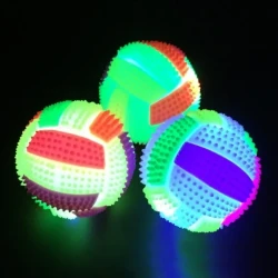 Rainbow Color Dog Glowing Molar Ball