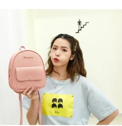 Women’s Fashion Small Backpack – Letter Purse for Travel and School