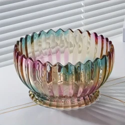 Elegant One Glass Fruit Bowl