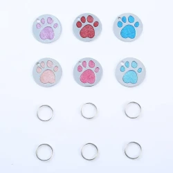 Pet Foot Sole Identification Card Pet Accessories