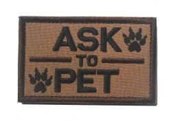 Pet embroidery Velcro