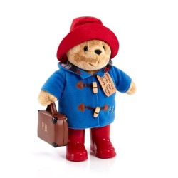 Paddington Bear with Boots, Embroidered Coat & Suitcase - Large