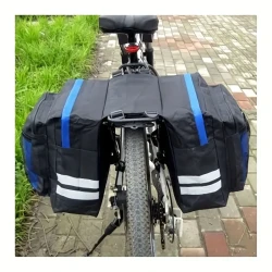 Bike Saddle Bag - Bicycle Rear Rack Pouch