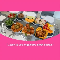 SENBOWE Easy-Swivel Dining Table Tray - Portable