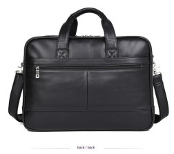 Leather Handbag Briefcase Napa Leather Comfortable Texture Men's Real-Leather Bag