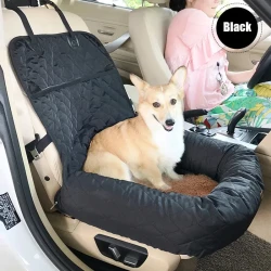 2 In 1 Pet Dog Carrier Folding Car Seat Pad