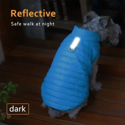 Pet Dog Clothing Autumn And Winter Full Nylon zipper