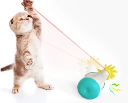 Electric Sounding Tumbler Hair Laser Chicken Cat Toy