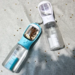 3-in-1 Portable Pet Water Bottle & Feeder