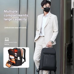 Men's Large-Capacity Backpack Multi-Functional Business Commute