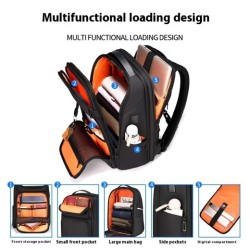 Men's Large-Capacity Backpack Multi-Functional Business Commute