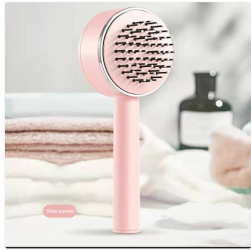 One-key Self-Cleaning Hair Brush