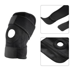 Adjustable Knee Brace with Side Stabilizers - Breathable Knee Support for Sport Training and Pain Relief