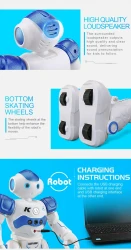 R2 Intelligent Robot Remote Control Dancing Toy for Boys and Girls, Halloween & Christmas Gift