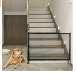 Pets Dog Cat Baby Safety Gate Mesh Fence