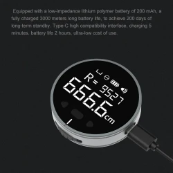 High Precision Electronic Measuring Ruler with Digital LCD