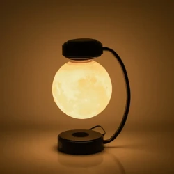 3D LED Moon Levitating Rotating Floating Lamp