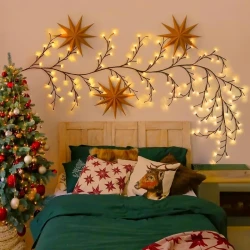 LED Willow Vine Lights - 1.8m Artificial Tree Branches for Room Decor