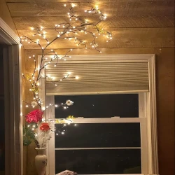 LED Willow Vine Lights - 1.8m Artificial Tree Branches for Room Decor