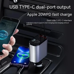 Metal Car Charger - 100W Super Fast