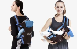 Double Shoulder Baby Carriers Mother and Child Travel Supplies