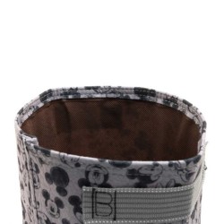 Eco Pot Fabric : Mickey & Minnie Mouse Small Grey