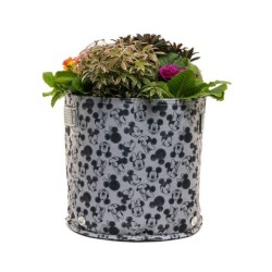 Eco Pot Fabric : Mickey & Minnie Mouse Small Grey