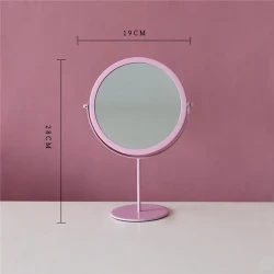 Metal single face mirror