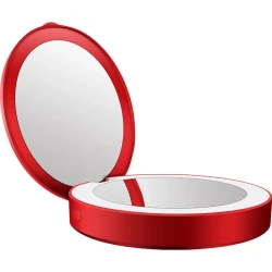 Charging treasure makeup mirror with light