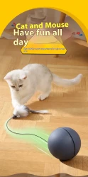 Cat Toys Mouse Teaser Ball Funny Moving Toy For Pets Cat Dog Electric Teaser Ball Automatic Intelligent Rolling Ball Pet Products