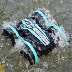 Amphibious 4WD Stunt RC Car - 360° Rotation, Gesture Control, All-Terrain