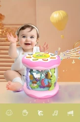 Ocean Projector Light Up Musical Toy, Crawling Learning Tummy Time Gifts