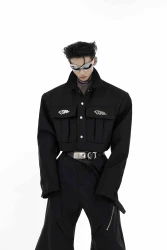 Men's Metal Design Profile Jacket