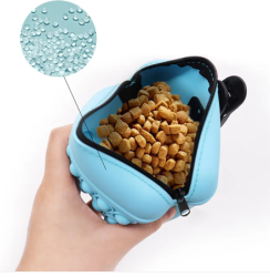 Bag Silicone Feed Dogs Treat Pouch Pet Training